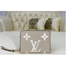 Louis Vuitton M69797 Zippy Coin Purse in Gray/Cream Monogram Empreinte leather