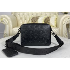 Louis Vuitton M69827 Duo Messenger bag in Monogram Shadow leather