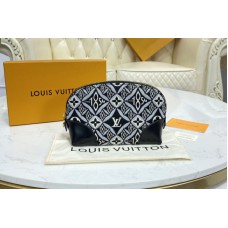 Louis Vuitton M80076 Since 1854 Cosmetic Pouch PM in Gray Jacquard Since 1854 textile Louis Vuitton M80076 Since 1854 Cosmetic Pouch PM in Gray Jacquard Since 1854 textile
