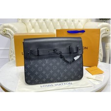 Louis Vuitton M80107 Steamer Pochette in Monogram Eclipse coated canvas Louis Vuitton M80107 Steamer Pochette in Monogram Eclipse coated canvas