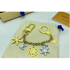 Louis Vuitton M80245 Snowflakes Chain bag charm and key holder Louis Vuitton M80245 Snowflakes Chain bag charm and key holder