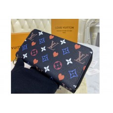 Louis Vuitton M80323 Game On Zippy wallet in Black Transformed Game On canvas
