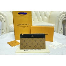 Louis Vuitton M80390 Slim purse in Monogram Reverse coated canvas