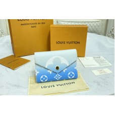 Louis Vuitton M80387 Victorine wallet in Blue Monogram coated canvas