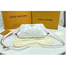 Louis Vuitton M80410 Scala mini pouch in Snow White / Arizona Beige Mahina calf leather