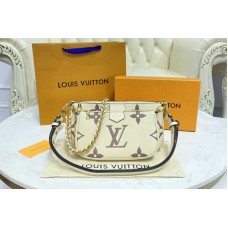Louis Vuitton M45777 Multi Pochette Accessoires cross-body bag in Beige Monogram Empreinte leather Louis Vuitton M45777 Multi Pochette Accessoires cross-body bag in Beige Monogram Empreinte leather