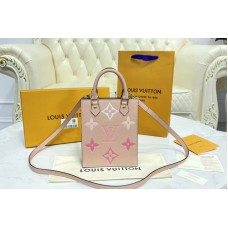 Louis Vuitton M80449 Petit Sac Plat Bag in Pink Monogram Empreinte leather