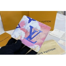 Louis Vuitton M80458 Multiple wallet in Monogram Watercolor Multicolor coated canvas Louis Vuitton M80458 Multiple wallet in Monogram Watercolor Multicolor coated canvas