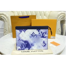 Louis Vuitton M80460 Pochette Voyage MM in Monogram Watercolor Multico coated canvas Louis Vuitton M80460 Pochette Voyage MM in Monogram Watercolor Multico coated canvas