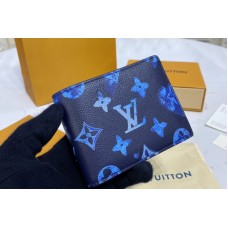 Louis Vuitton M80464 Slender Wallet in Ink Watercolor Louis Vuitton M80464 Slender Wallet in Ink Watercolor