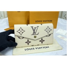 Louis Vuitton M80496 Sarah wallet in Cream Monogram Empreinte leather