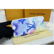 Louis Vuitton M80499 Zippy Vertical Wallet in Monogram Watercolor Multico coated canvas Louis Vuitton M80499 Zippy Vertical Wallet in Monogram Watercolor Multico coated canvas
