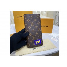 Louis Vuitton M80523 Brazza wallet in Monogram coated canvas
