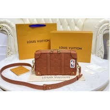 Louis Vuitton M80549 LVXSoft Trunk Wearable Wallet in Brown Ball Grain leather