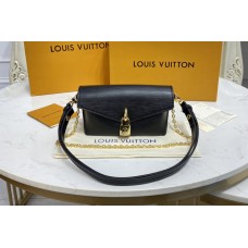Louis Vuitton M80819 Padlock on Strap bag in Black Epi Leather Louis Vuitton M80819 Padlock on Strap bag in Black Epi Leather
