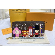 Louis Vuitton M80861 Zippy Wallet in Monogram canvas With Red