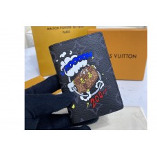 Louis Vuitton M80932 Pocket Organizer in Monogram Eclipse Canvas Louis Vuitton M80932 Pocket Organizer in Monogram Eclipse Canvas