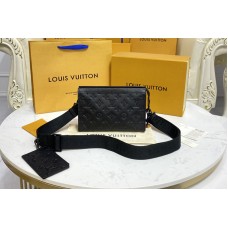 Louis Vuitton M81115 Gaston Wearable Wallet in Monogram Shadow leather Louis Vuitton M81115 Gaston Wearable Wallet in Monogram Shadow leather