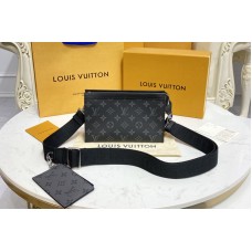 Louis Vuitton M81124 Gaston Wearable Wallet in Monogram Eclipse Reverse coated canvas Louis Vuitton M81124 Gaston Wearable Wallet in Monogram Eclipse Reverse coated canvas