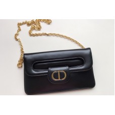 Christian Dior Mior Medium DiorDouble bag in Black Smooth Calfskin Christian Dior Mior Medium DiorDouble bag in Black Smooth Calfskin