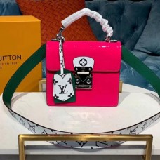 Louis Vuitton M90454 Spring Street Bags in Rosy Monogram Vernis patent leather Louis Vuitton M90454 Spring Street Bags in Rosy Monogram Vernis patent leather