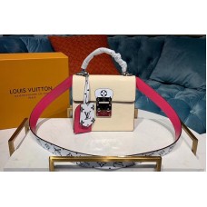 Louis Vuitton M90454 Spring Street Bags in Beige Monogram Vernis patent leather Louis Vuitton M90454 Spring Street Bags in Beige Monogram Vernis patent leather