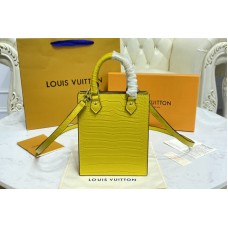 Louis Vuitton N99487 Petit Sac Plat bag in Yellow Brilliant Alligator leather