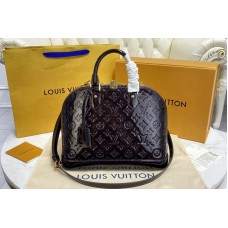 Louis Vuitton M91611 Alma PM Bag in Purple Monogram Vernis Louis Vuitton M91611 Alma PM Bag in Purple Monogram Vernis
