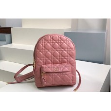 Christian Dior Mmall Dior Backpack in Pink Cannage Lambskin Christian Dior Mmall Dior Backpack in Pink Cannage Lambskin