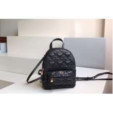 Christian Dior Mini Dior Backpack in Black Cannage Lambskin Christian Dior Mini Dior Backpack in Black Cannage Lambskin