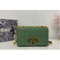 Christian Dior Medium Dior Caro bag in Green Supple Cannage Calfskin Christian Dior Medium Dior Caro bag in Green Supple Cannage Calfskin