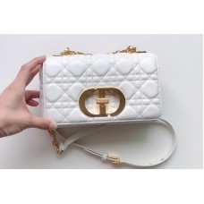 Christian Dior Mmall Dior Caro bag in White Soft Cannage Calfskin Christian Dior Mmall Dior Caro bag in White Soft Cannage Calfskin