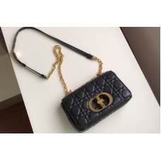 Christian Dior Mmall Dior Caro bag in Black Soft Cannage Calfskin Christian Dior Mmall Dior Caro bag in Black Soft Cannage Calfskin