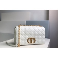 Christian Dior Marge Dior Caro bag in White Soft Cannage Calfskin Christian Dior Marge Dior Caro bag in White Soft Cannage Calfskin