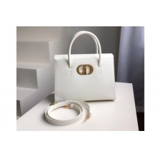Christian Dior Mior Large St Honoré tote bag in White Grained Calfskin Christian Dior Mior Large St Honoré tote bag in White Grained Calfskin