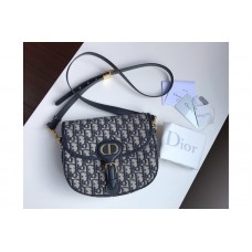 Christian Dior Medium Dior Bobby Bag in Blue Dior Oblique Christian Dior Medium Dior Bobby Bag in Blue Dior Oblique