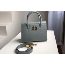 Christian Dior Mior Medium St Honoré tote bag in Gray Grained Calfskin Christian Dior Mior Medium St Honoré tote bag in Gray Grained Calfskin