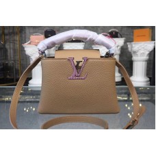 Louis Vuitton M94047 Capucines BB Bags in Brown Taurillon Leather Louis Vuitton M94047 Capucines BB Bags in Brown Taurillon Leather