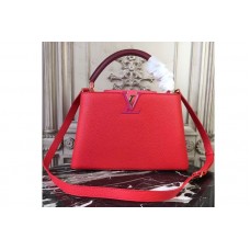 Louis Vuitton M94740 Capucines MM Bags in Red Taurillon Leather Louis Vuitton M94740 Capucines MM Bags in Red Taurillon Leather