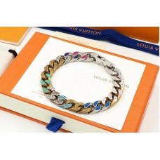 Louis Vuitton MP2683 Chain Links Patches bracelet in Multicolored Louis Vuitton MP2683 Chain Links Patches bracelet in Multicolored