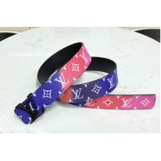 Louis Vuitton MP313V Shape 40mm reversible belt in Multicolor Monogram canvas Louis Vuitton MP313V Shape 40mm reversible belt in Multicolor Monogram canvas