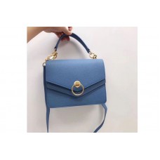 Mulberry Harlow Satchel Bags Small Classic Grain Leather Blue Mulberry Harlow Satchel Bags Small Classic Grain Leather Blue