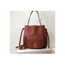 Mulberry Amberley Hobo Bags Burgundy Silky Calf