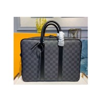 Louis Vuitton N40007 Briefcase Bags Damier Graphite Canvas Louis Vuitton N40007 Briefcase Bags Damier Graphite Canvas