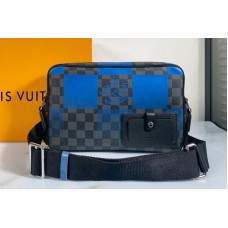 Louis Vuitton N40408 Alpha Messenger Bag in Blue Damier Graphite Giant coated canvas Louis Vuitton N40408 Alpha Messenger Bag in Blue Damier Graphite Giant coated canvas