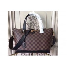 Louis Vuitton N41015 Hyde Park Bag in Damier Ebene Canvas With Black