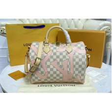 Louis Vuitton N41052 Speedy Bandouliere 30 bag in Damier Azur Canvas
