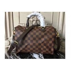 Louis Vuitton N41368 Speedy Bandouliere 25 Bag in Damier Ebene Canvas