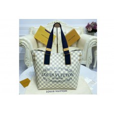 Louis Vuitton N41179 Neverfull MM tote Bag in Damier Azur canvas