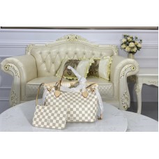 Louis Vuitton N41362 Neverfull PM tote Bag in Damier Azur coated canvas Louis Vuitton N41362 Neverfull PM tote Bag in Damier Azur coated canvas